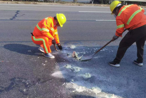 铜陵公路下沉注浆加固